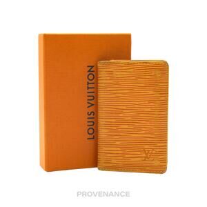 🔴 Louis Vuitton Pocket Organizer Wallet - Tassil Yellow Epi Leather